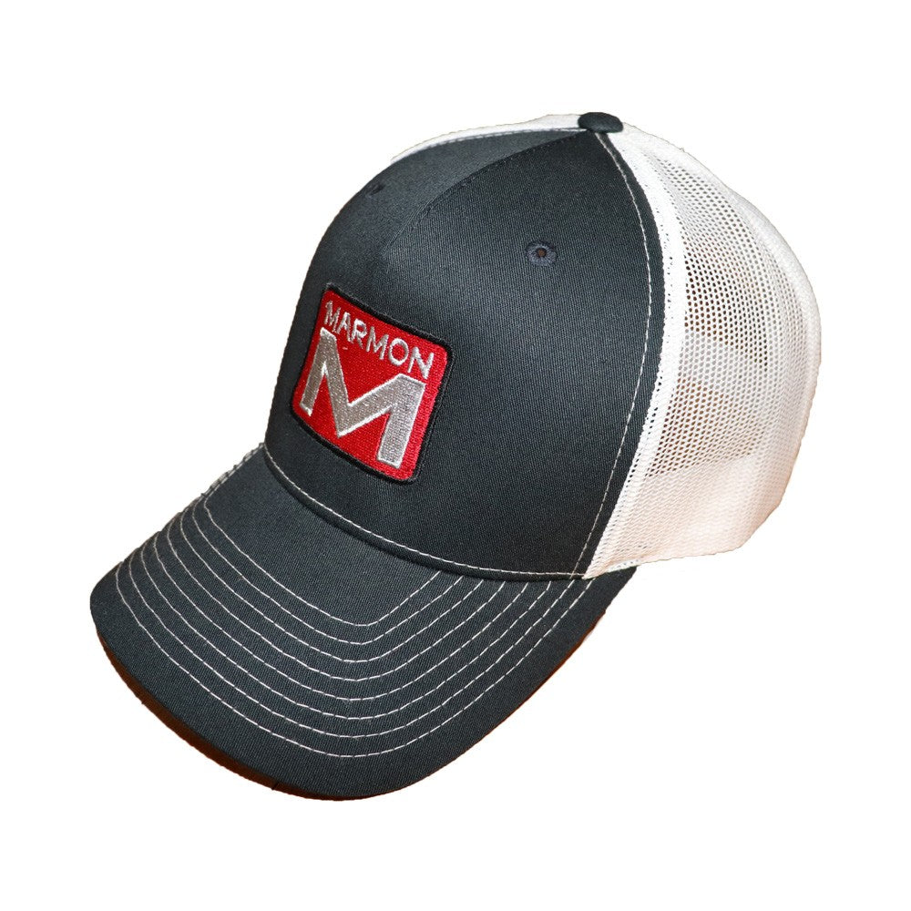 Marmon Trucks Dark Navy Blue / White Mesh Snapback Hat
