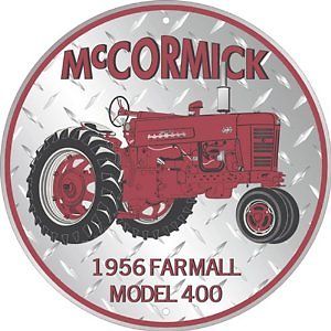 McCormick Farmall Round Sign