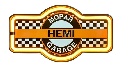 Mopar Hemi Garage LED Neon Light Rope Bar Sign
