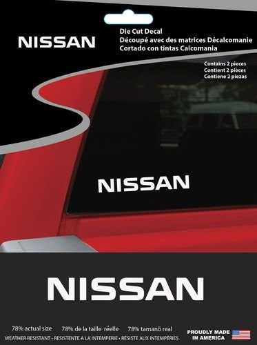 Nissan Die Cut Decal 40023 car truck 2 pk. graphics emblem sticker kit new