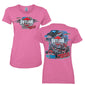 Outlaw Truck and Tractor Pulling Association Ladies Fit Pink Azalea Tee