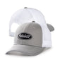 Peterbilt Motors Grey & White Trucker Cap Embroidered Snapback Hat