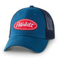 Peterbilt Motors Truck Cap-Embroidered Trucker Patch Blue Mesh Hat