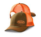 Peterbilt Motors Trucks Orange & Green Snapback Mesh Cap / Hat