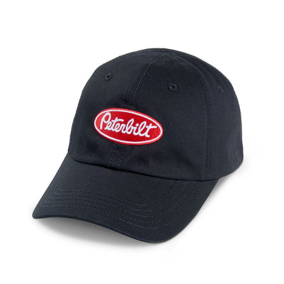 Peterbilt Motors Trucks YOUTH Everyday Black Embroidered Adjustable Cap / Hat