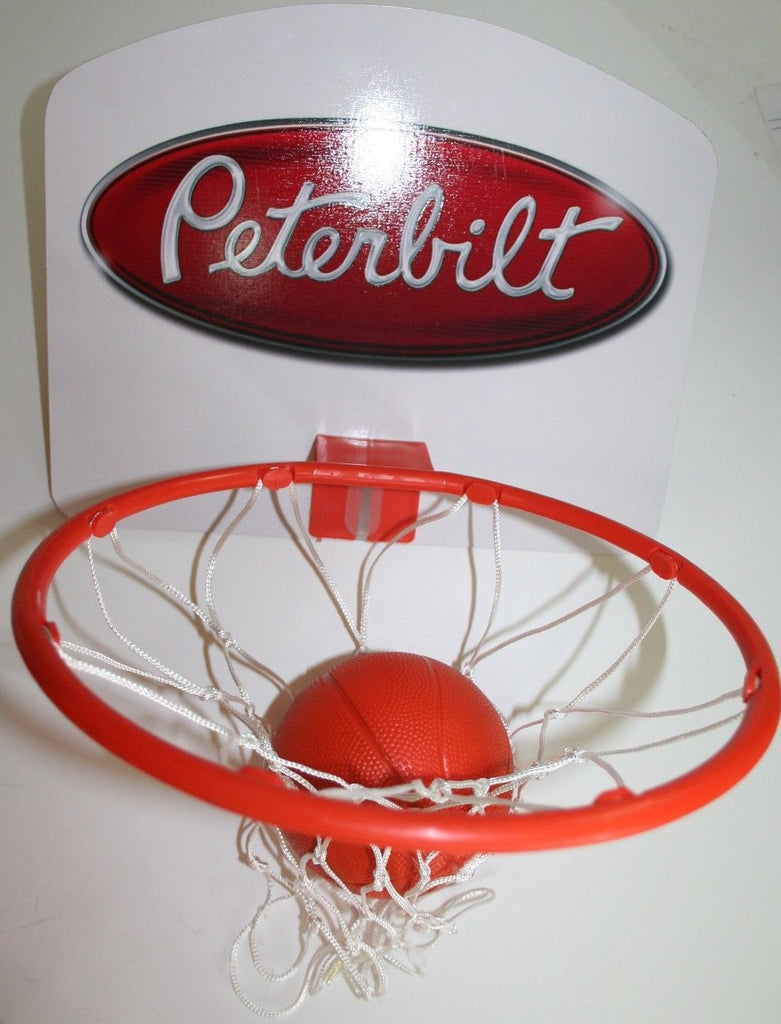 Peterbilt pete over the door basketball hoop with ball
