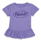 Peterbilt purple ruffle t shirt youth