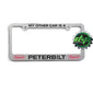 Peterbilt Truck Chrome License plate Frame tag diesel gear trucker Class
