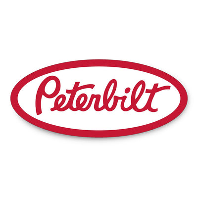 Peterbilt Trucks Red decal window sticker car auto logo emblem semi PB 3 x 5