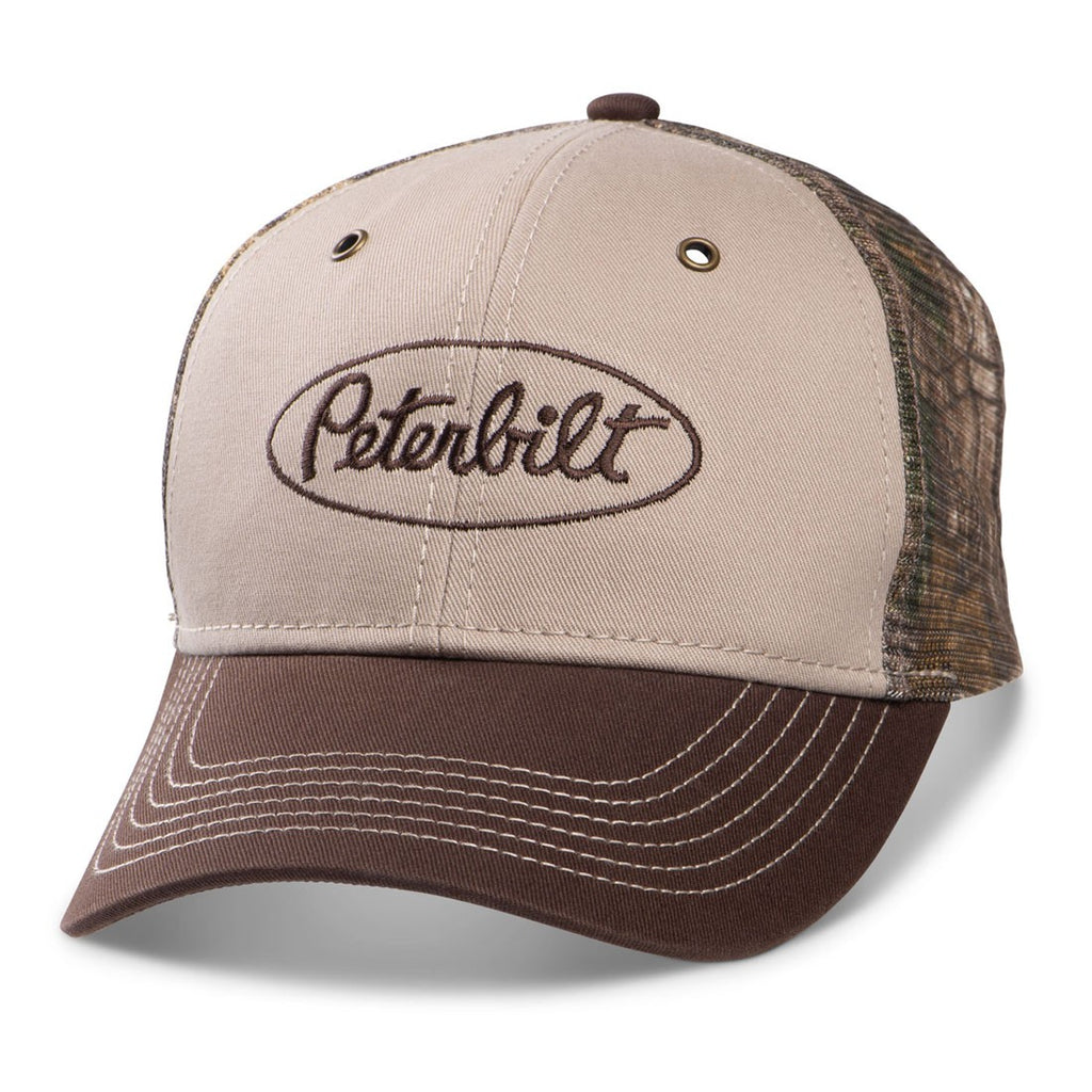 Peterbilt Trucks Structured Hat with Realtree® Xtra Camo Mesh Back Cap