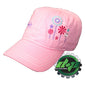 peterbilt youth kids pink hat girls trucker flower ball cap