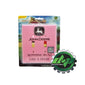 Pink John Deere Double Light Switch Cover