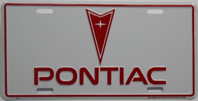 Pontiac License Plate