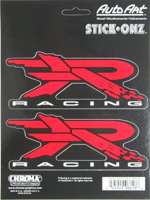 R Racing Red Vinyl Decal