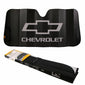 CHEVY Black Windshield Chevrolet Sunshade Universal Sun Shade New
