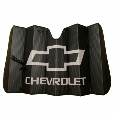 CHEVY Black Windshield Chevrolet Sunshade Universal Sun Shade New