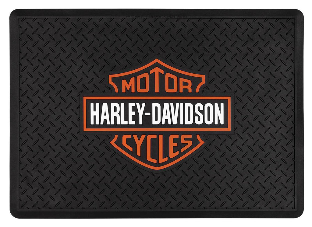Harley-Davidson Bar & Shield Heavy-Duty Cargo Floor Mat - 25 x 35 in. - Black