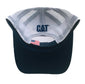 Caterpillar CAT Diesel Power Blue & Gray USA Tag Trucker Mesh Snapback Cap/Hat