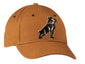 Mack Trucks Tan & Brown Canvas Embroidered Black Bulldog Logo Hat/Cap