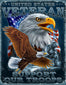 Desperate Enterprises United States Veteran Support Our Troops Metal Sign - 2604