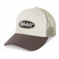Peterbilt Motors Trucks Tri-Color Steel Gray & Taupe Snapback Mesh Cap/Hat