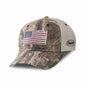 Peterbilt Trucks Motors Realtree Camouflage Camo w/ USA Flag Structured Hat/Cap