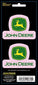 John Deere Pink Logo Stickers 2pc - LP66189