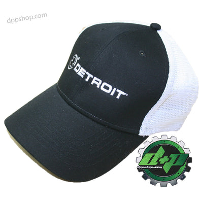 S/M l/xl detroit diesel fitted ball cap semi trucker hat gear mesh flex fit stretch