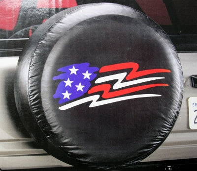 USA Flag Spare Tire Cover