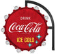 Vintage Metal Sign Coco Cola Coke Bottle Reproduction Vintage Advertising LED
