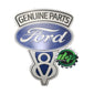 Vintage Replica Tin Metal Sign Ford Genuine Parts V8 shop home man cave decor