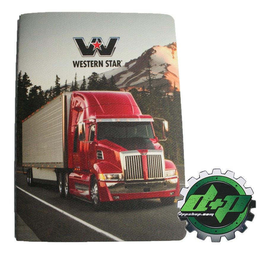 Western Star WS folder portfolio trucker gear log book tablet paper truck pocket