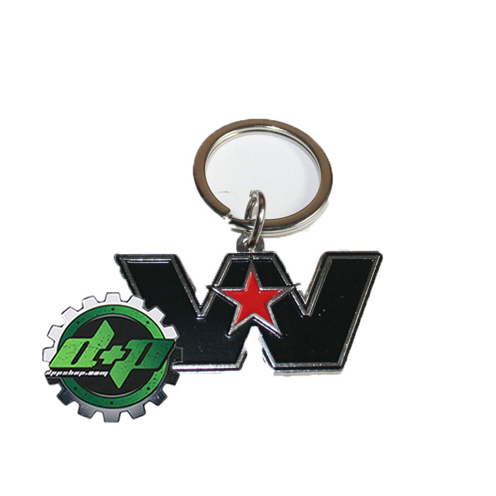Western Star WS Logo emblem trucks key holder chain keychain car diesel truck